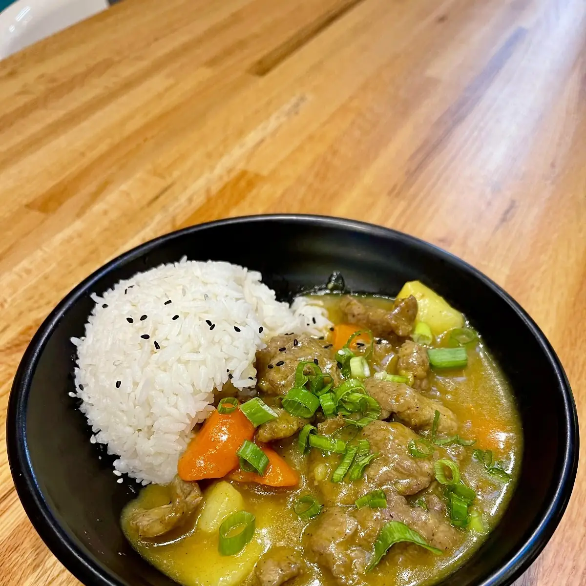 japanese curry chicken chop with rice 日式咖喱鸡排饭